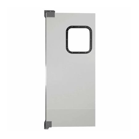 Chase Industries,. Chase Doors Light to Medium Duty Service Door Single Panel Gray 3' x 7' 3684NWS-MG